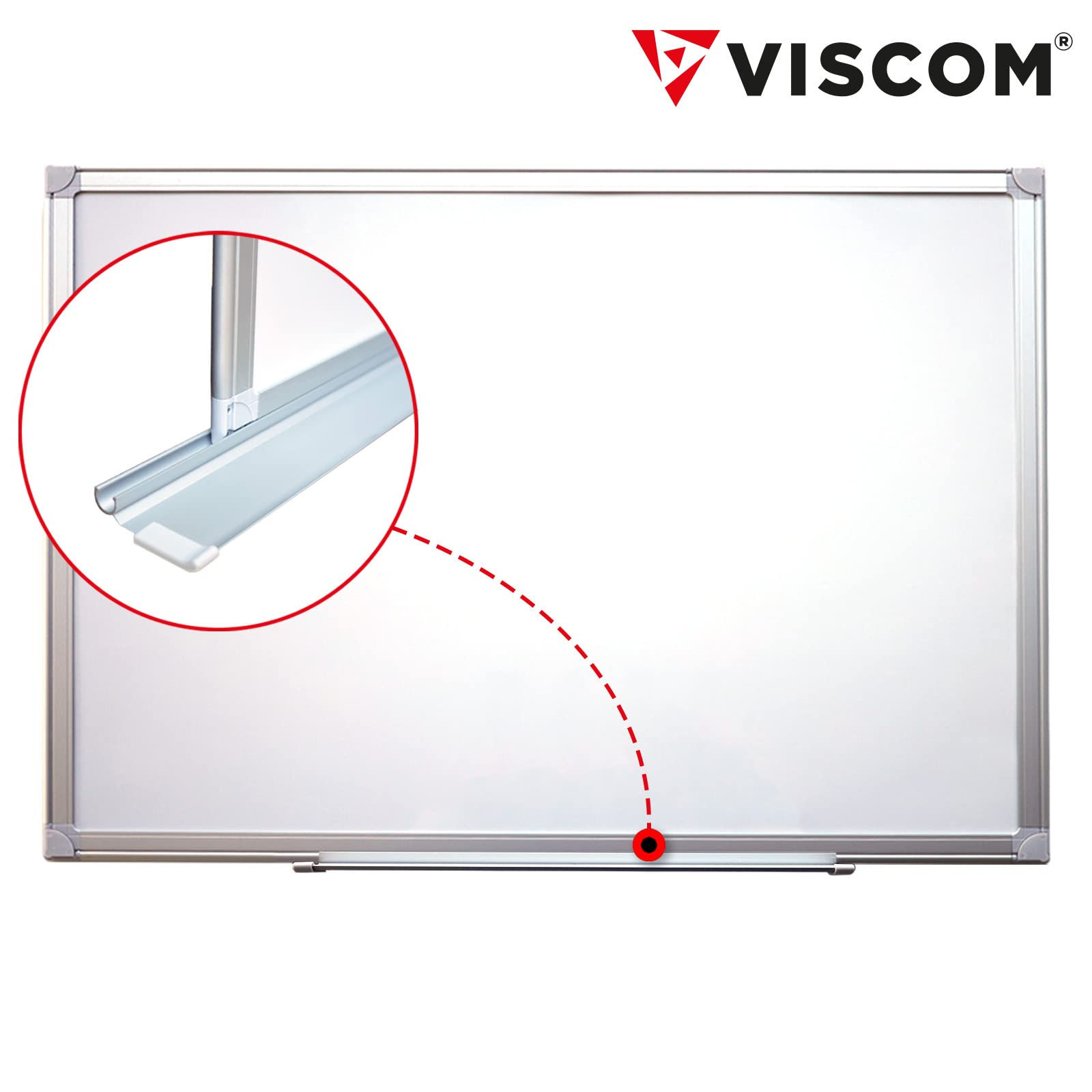 Whiteboard NOTE - schutzlackierte Magnettafel beschreibbar - 75x110 cm