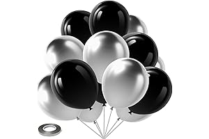 Chic and Gleaming: Black and Grey Balloons for Celebratory Occasions