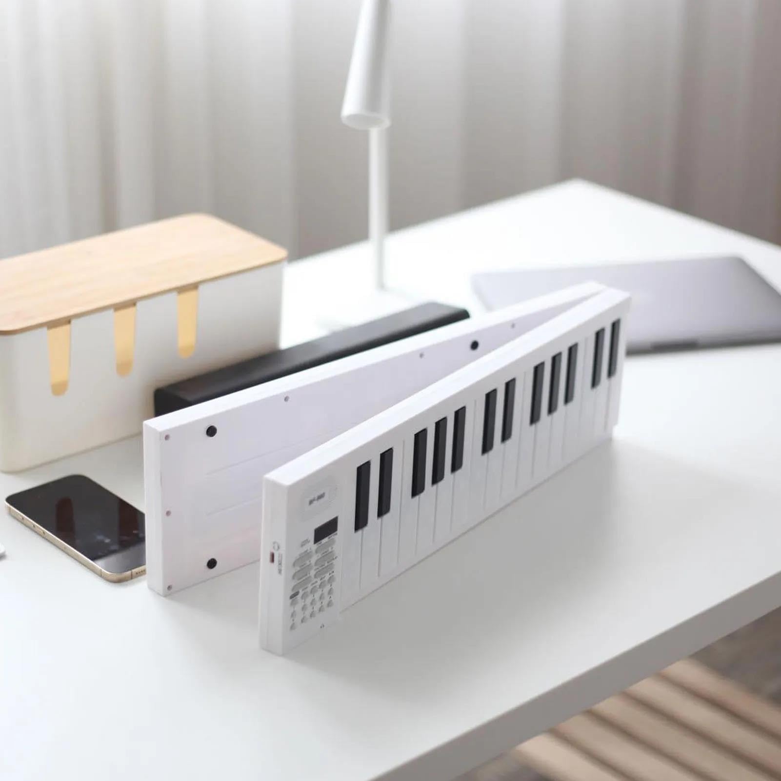 Pianino Elektroniczne Pianino Elektroniczne Dla Początkujących 61 Klawiszy Składane Przenośne Z Funkcją Nagrywania I Odtwarzania