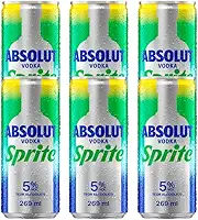 Pack Bebida Mista Alcoólica Absolut Vodka Sprite - 6 unidades de lata 269ml
