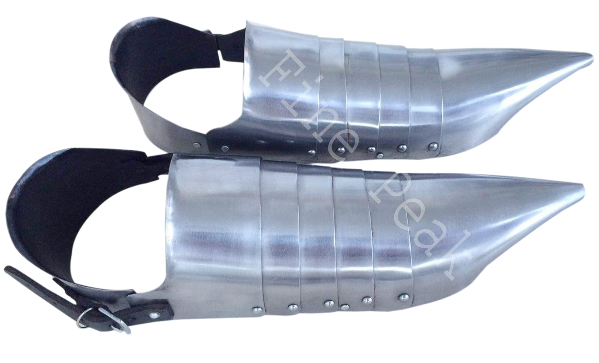 Par de botas medievales de caballero cruzado espartano de acero medieval, disfraz de pirata, botas de cosplay para hombre, botas de pirata, disfraz vikingo, cubrebotas para hombre, hasta la