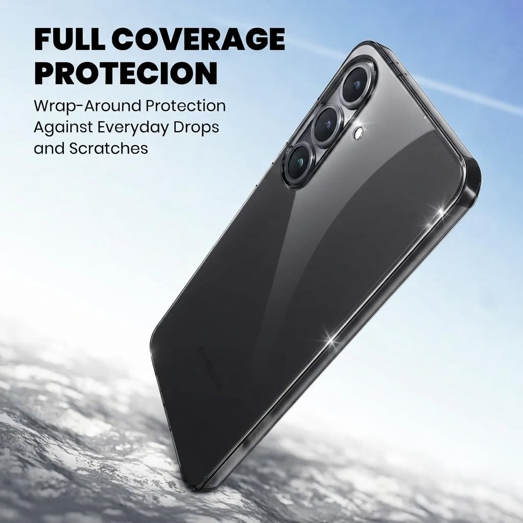 VONZEE Samsung Galaxy S25 fe 5G Clear Case - Military Grade Protection -7 VONZEE Samsung Galaxy S25 fe 5G Clear Case - Military Grade Protection -7