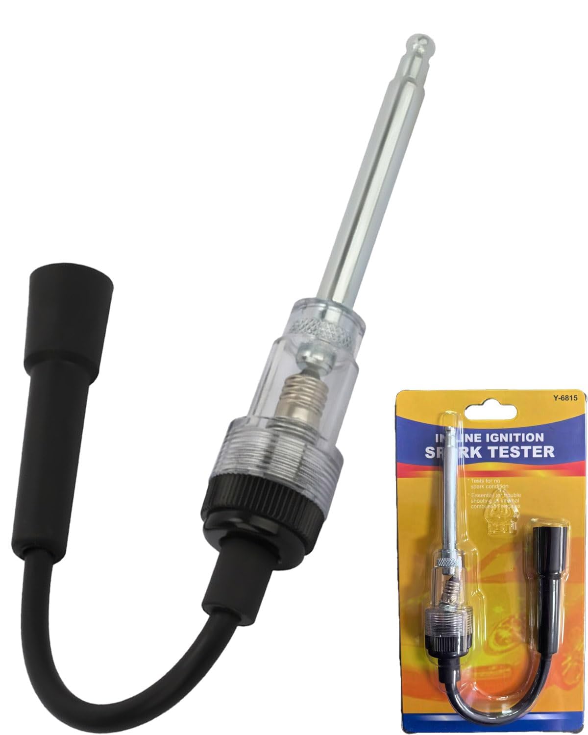 Spark Plug Tester Pen for Cars Bikes Boats Universal Automotive Ignition Diagnostic Tool Inline Engine Spark Plug Tester Easy to Use Durable Material for Vehicle Testing-image-45