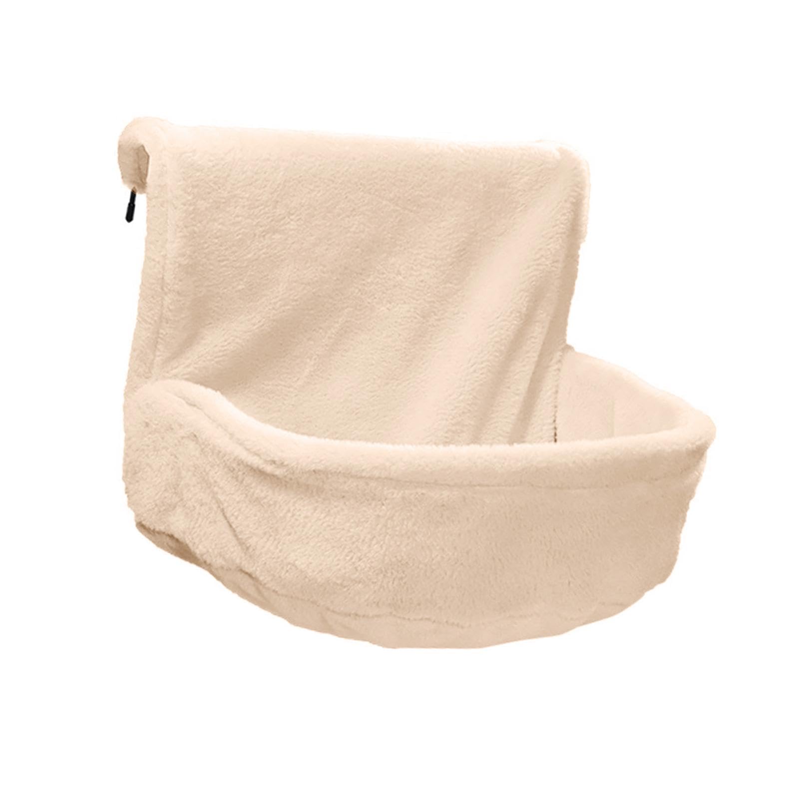 Cuccia Sospesa per Gatti, Amaca Pieghevole, Lettino, Tasca sul Termosifone, Ferro da Stiro, Flanella, Morbido Cestino, Spaziosa, Adatta per G, Beige