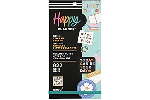 Teacher Lesson-Planning Essential: Happy Planner Sticker Pack with 822 Multicolored Stickers for Class Organization