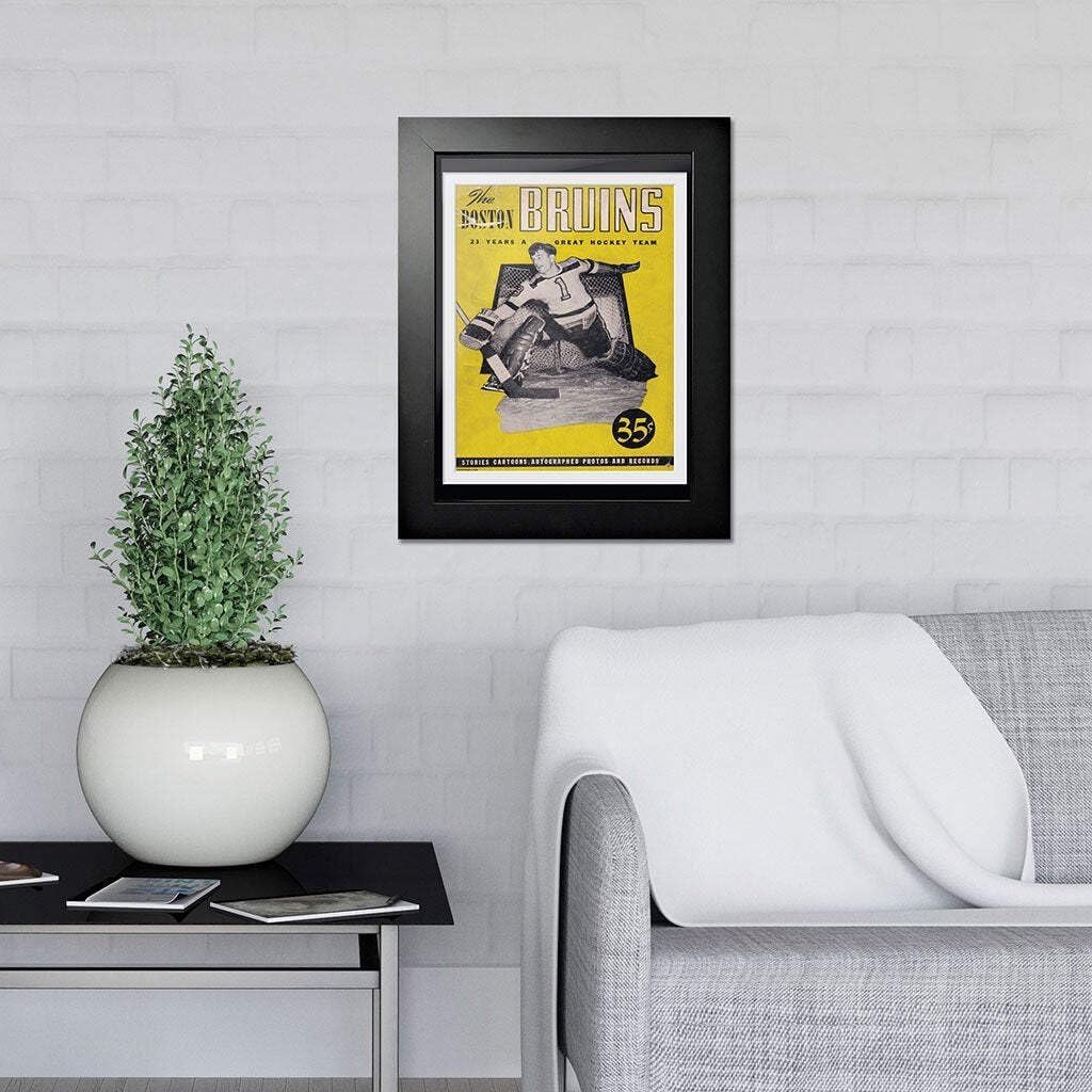 Sports Decor Boston Bruins Program Cover - The Boston News 23 Years of Great Hockey