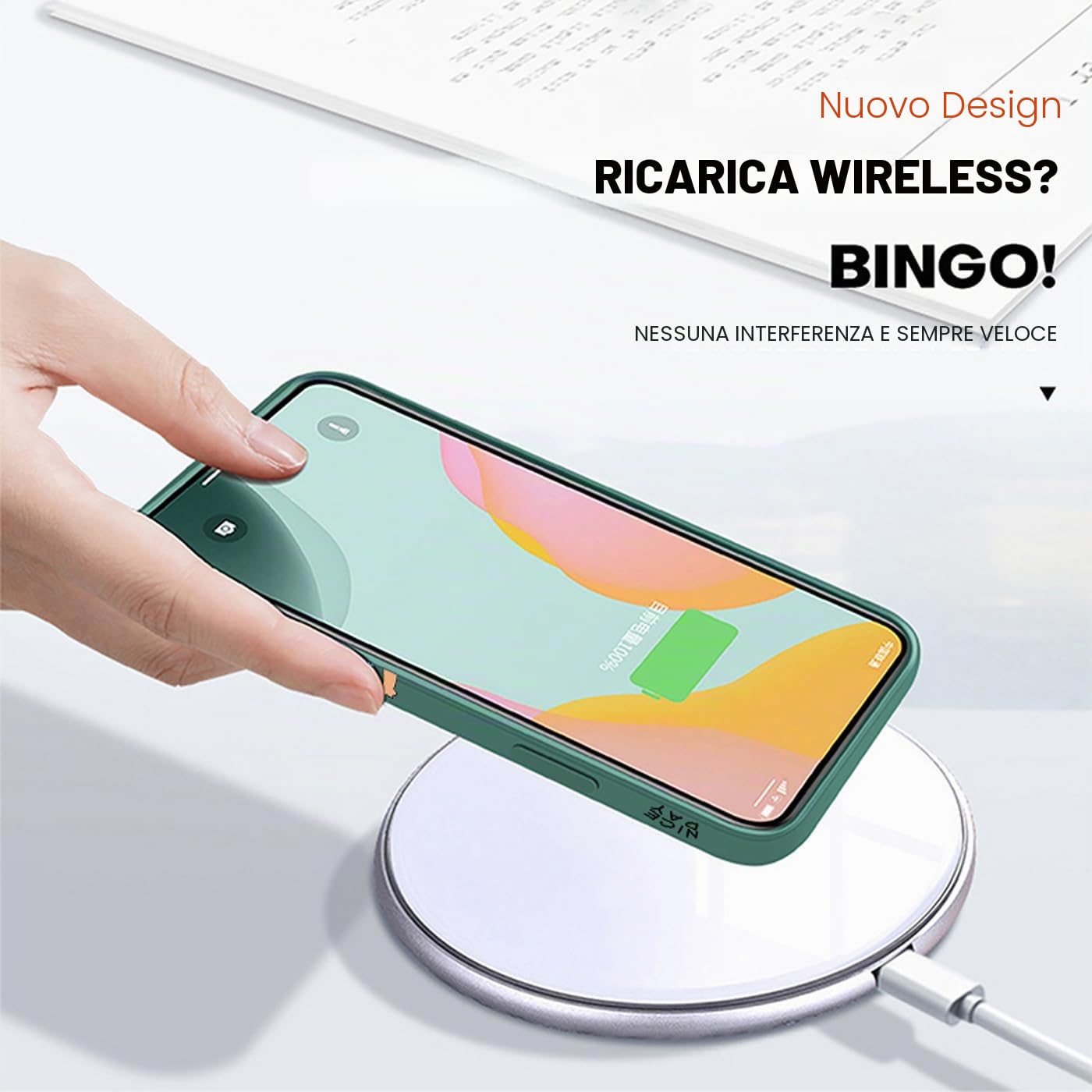 Cover Silicone YUXING Per Honor 200 Pro 5G | Modello Floral Green | Antiurto E Antiscivolo | Design Sottile E Leggero