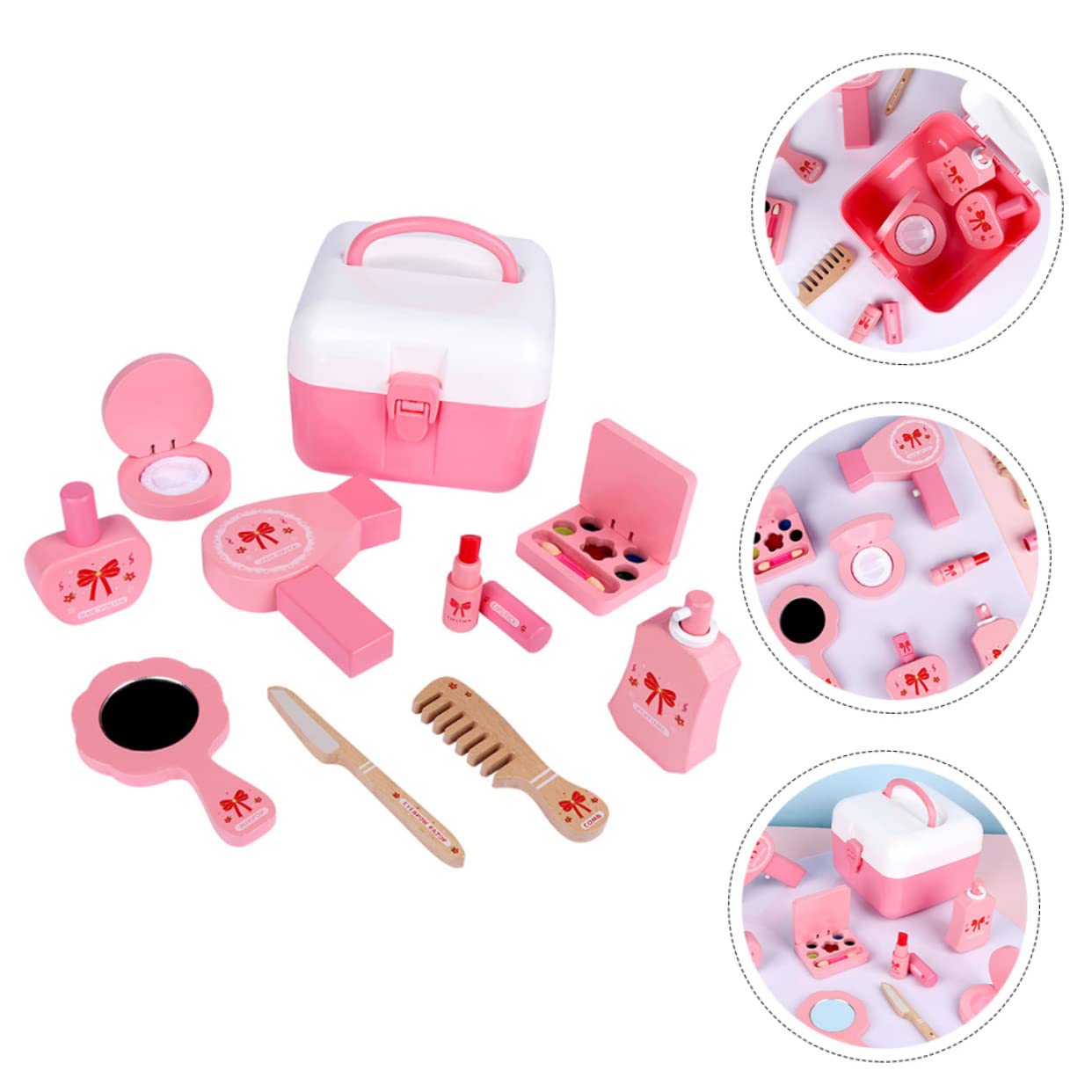 minkissy 1 Satz Interaktives Schminkset für Kindgerechten Accessoires Fördert die Fantasie und Hand Augen Koordination für Kleine Hände Geeignet für Kreative Rollenspiele