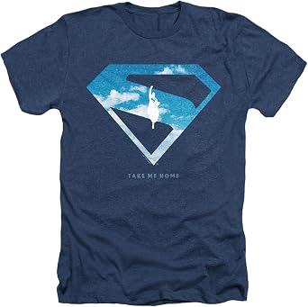 Popfunk Superman 2025 Movie Cloud Shield Unisex Adult Heather T Shirt