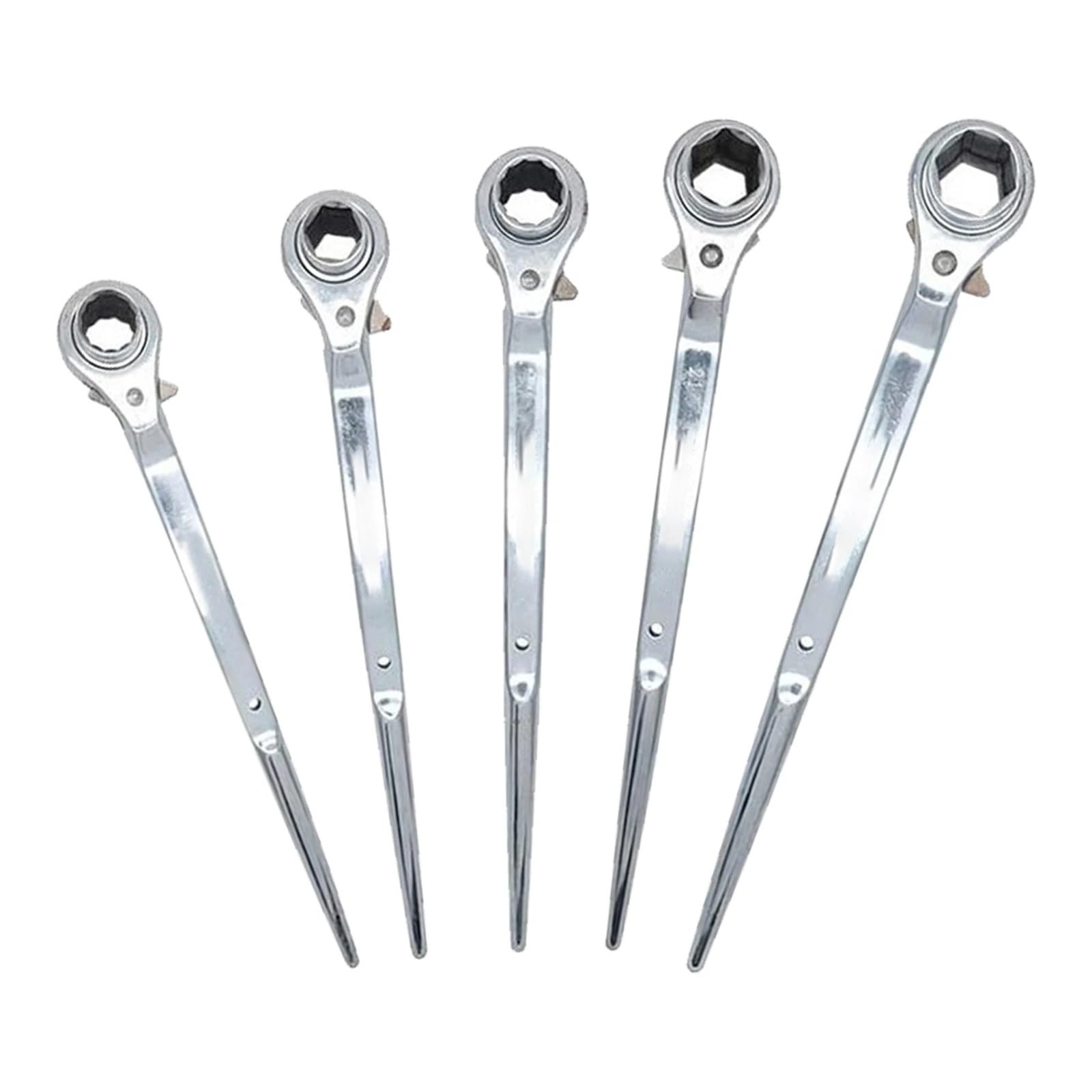 Juego de Llaves Fijas,Llaves Fijas Llave de trinquete de 17-22mm, toma de flor de ciruelo bidireccional, llave de combinación rápida, llave de tubo de extremo afilado, combinación de herramientas de m