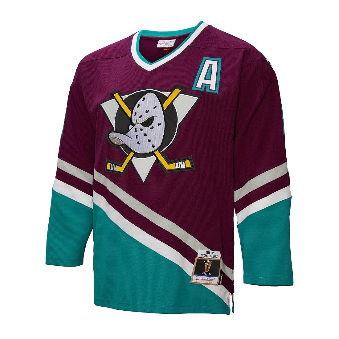Mitchell & Ness NHL Dark Jersey Anaheim Ducks Teemu Selanne 1996 Player Jersey