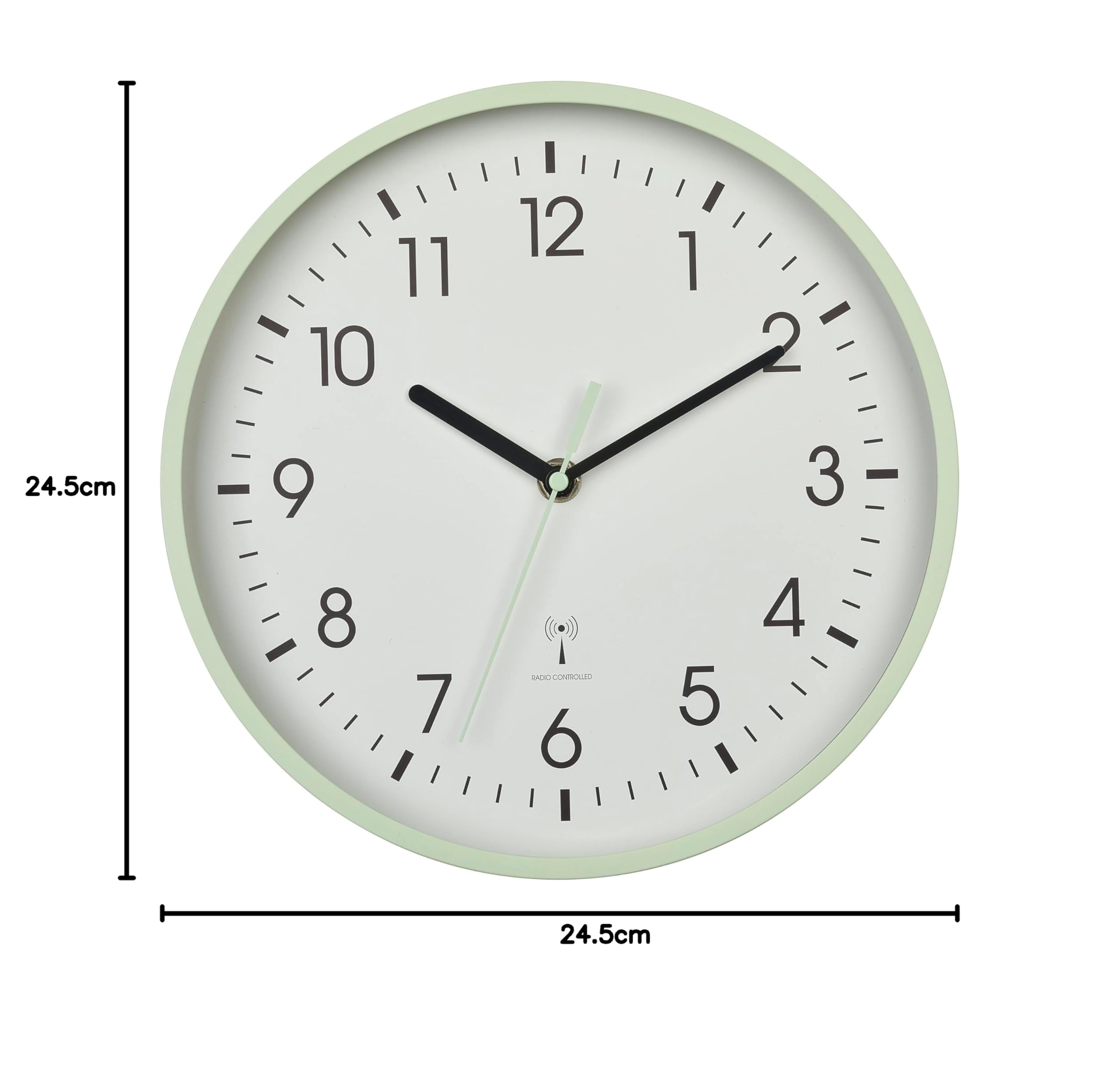 TFA Dostmann TimeLine Max wandklok radiogestuurd, 60.4512.02, digitaal TFA Dostmann TimeLine Max wandklok radiogestuurd, 60.4512.02, digitaal