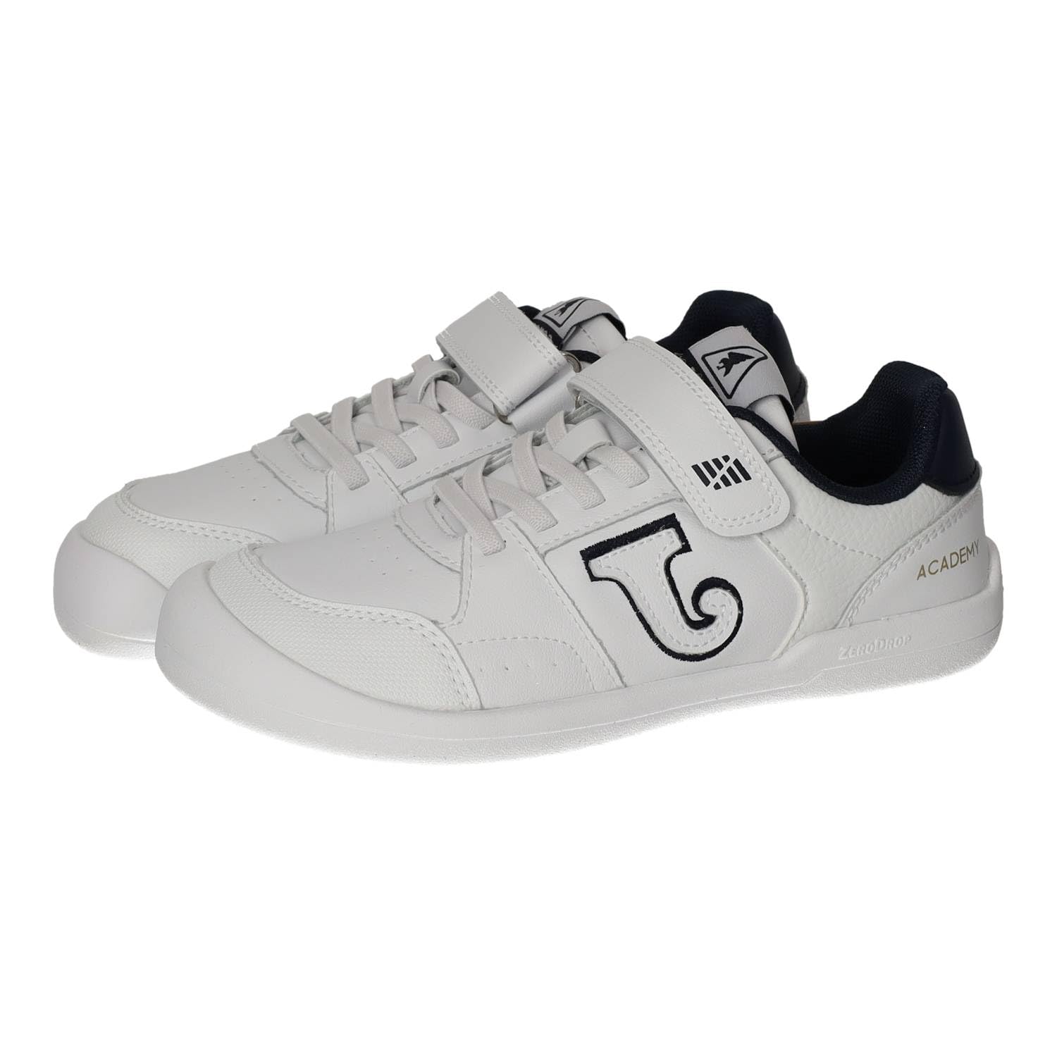 Joma BFACAW2603V Calzado Barefoot Blancas Detalle Marino con Cierre Adhesivo, Suela Flexible Zero Drop, Puntera Amplia y Plantilla Antibacteriana NIÑO Deportivos