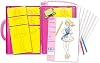 4M My Design Portfolio Fashion Studio | Clothes Designer Kit with Rubbing Plates & Drawing Accessories for Designing 200+ Creative Looks | Arts & Craft Set for Kids & Tweens | Sketch Gift for Age 5+