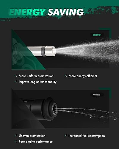 Miniatura 388 de Inyectores de combustible SCITOO de 4 agujeros aptos para 2006-2009 para Volvo para C70 2.5L, 2001-2003 2005-2009 para Volvo para S60 2.4L