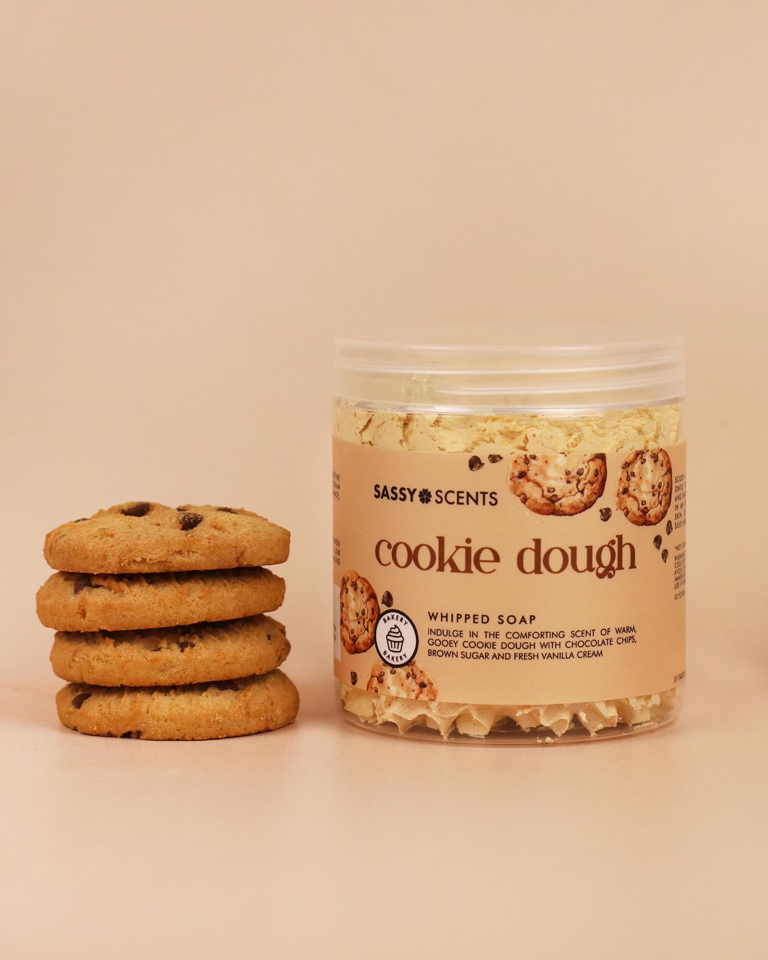 Sassy Scents Cookie Dough Whipped Soap, 115 g (Pack of 1) - Image 2
