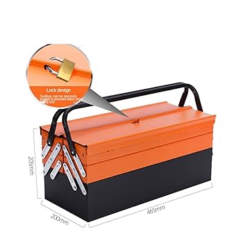 Tool Box 85-Piece Three-Layer Folding Multi-Function Car
