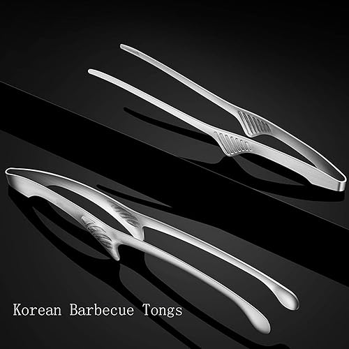 Miniatura 6 de Pinzas para barbacoa coreana y pinzas de barbacoa japonesas pinzas de acero inoxidable pinzas de cocina pinzas de comida pinzas de cocina