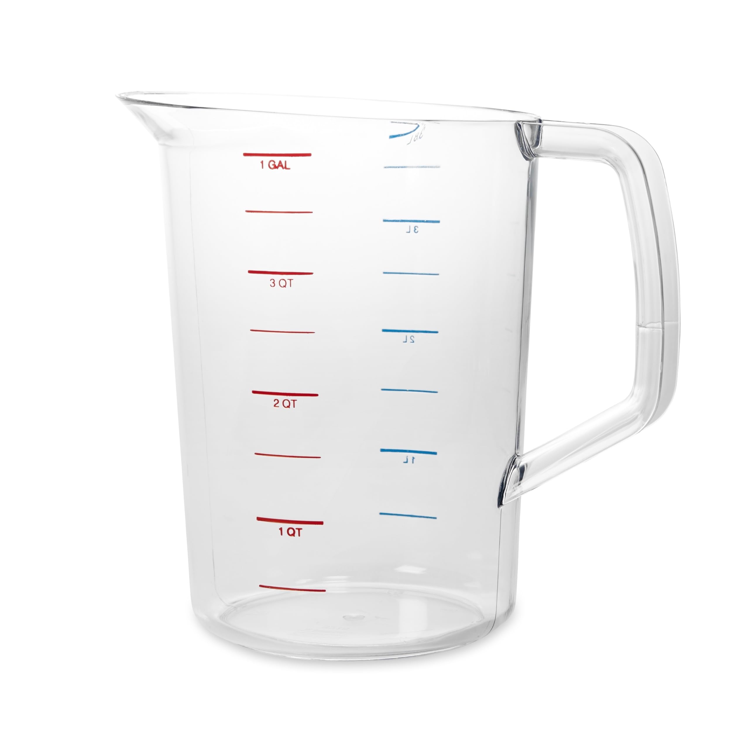 Rubbermaid Commercial Products Bouncer Measuring Cup, 4-Quart, Clear, FG321800CLR