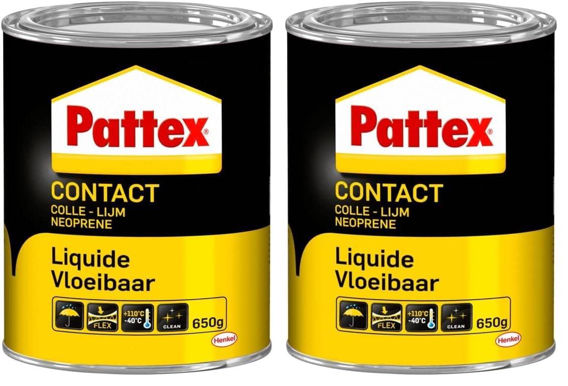 Colle contact Pattex liquide applicable au pistolet 2x650g