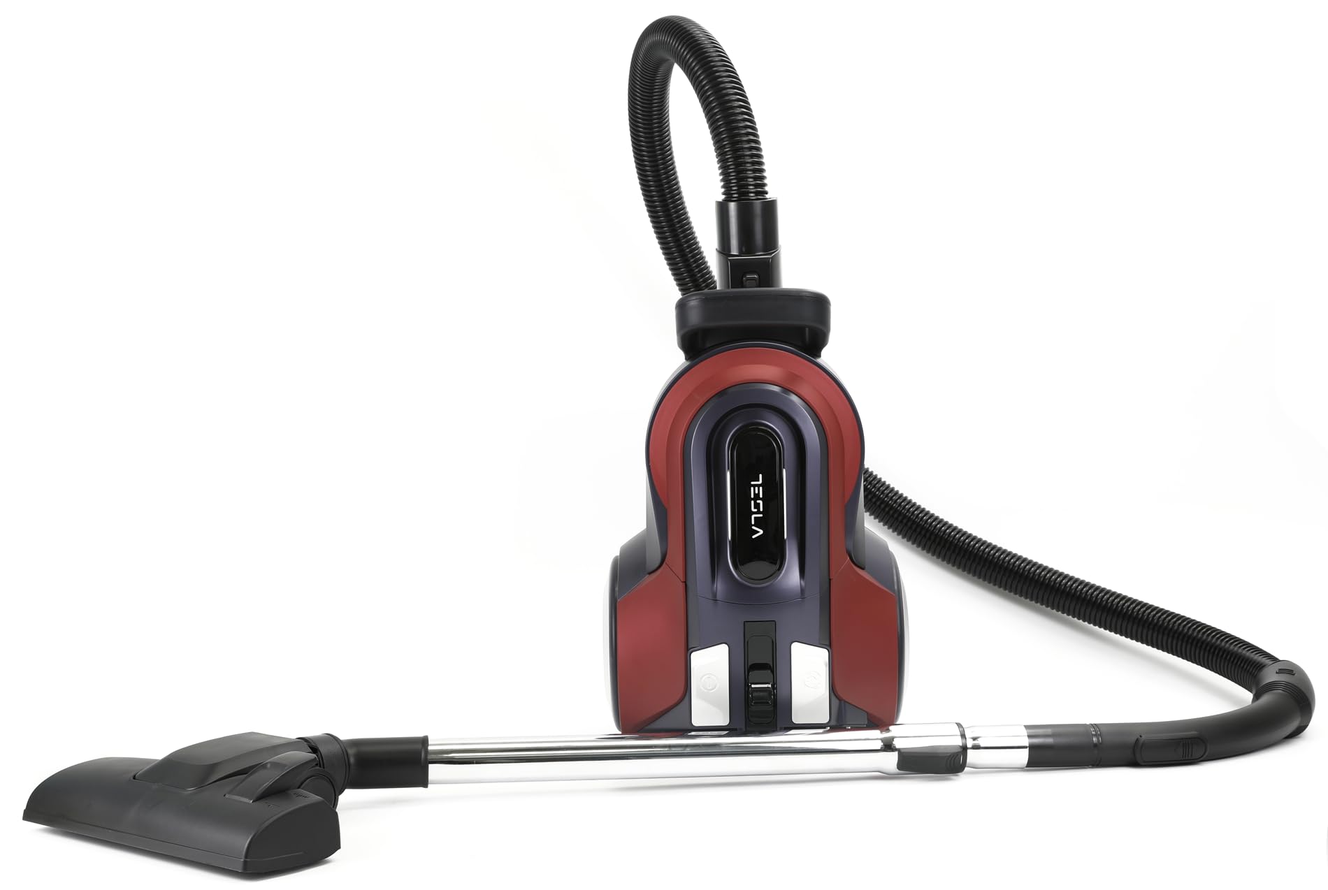 TESLA BGL500EU Aspiradora sin bolsa, ionizador, potencia: 800 W, radio: 9 m, nivel de ruido: 80 dB, multiciclón, filtro HEPA, tubo telescópico de metal, boquilla para parqué, boquilla pequeña para