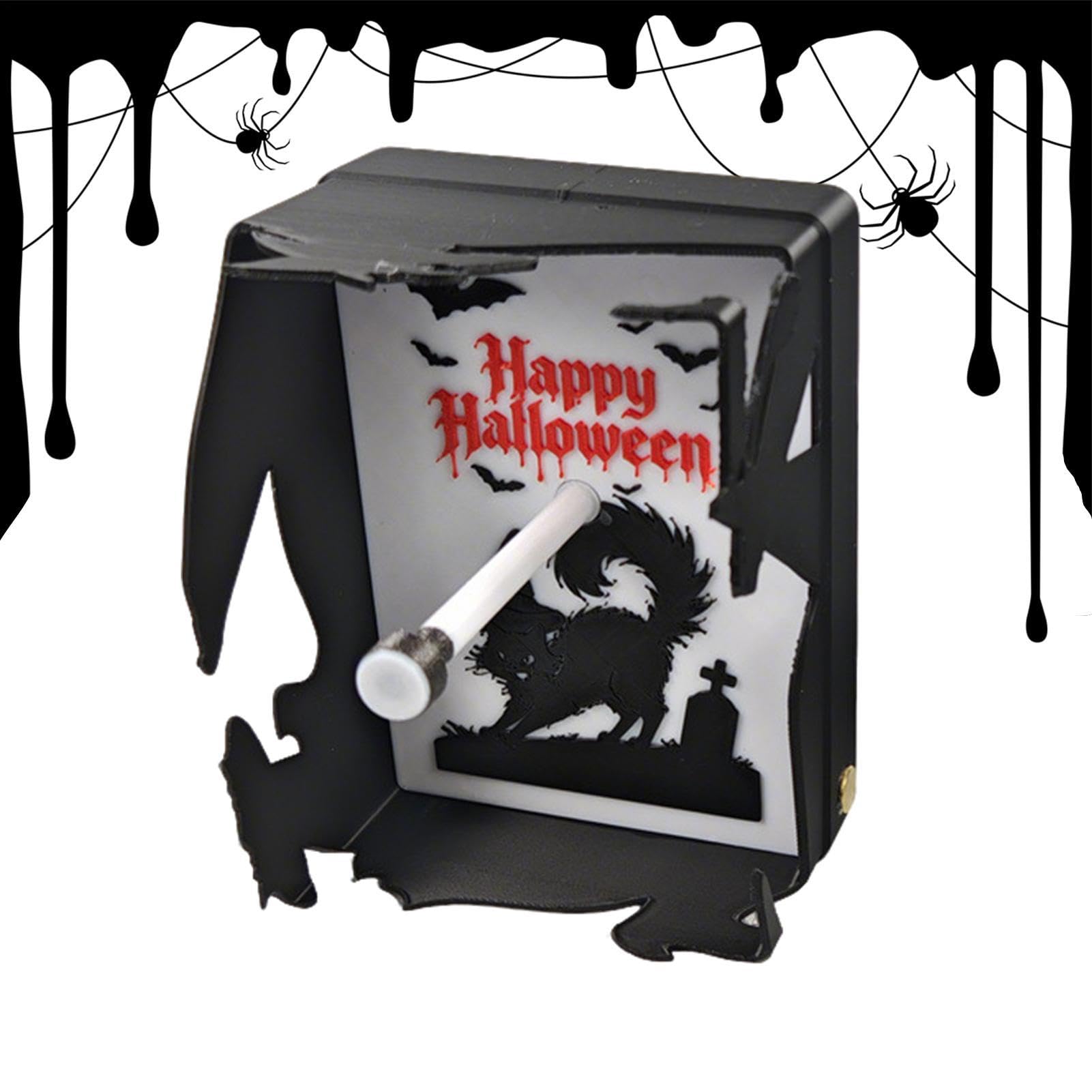 Iluminación de Halloween con lámpara de pared de sombras y siluetas para decoración de dormitorios 8