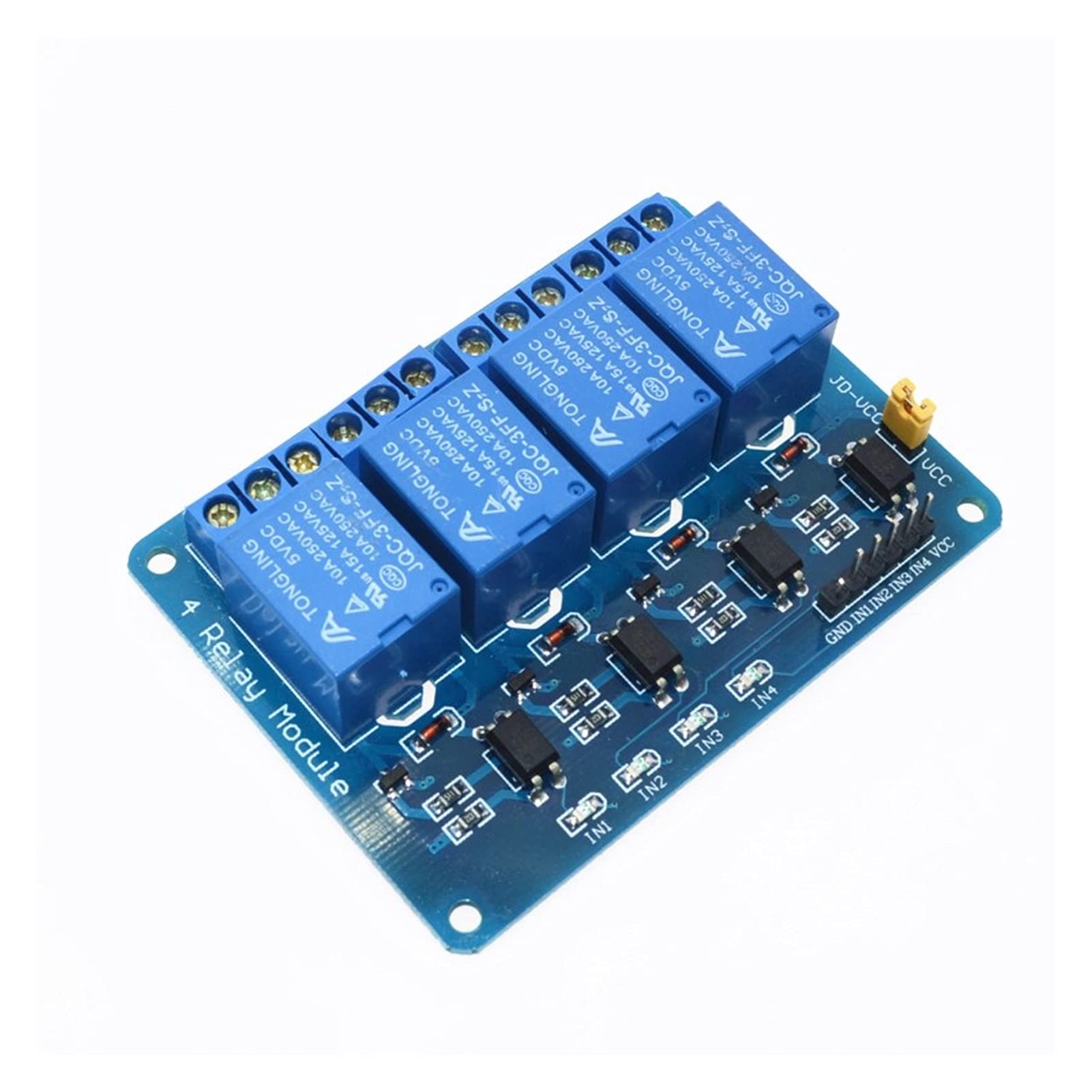 GJZIFGFWQ 5V 4-Channel Relay Module Shield Electronic 4 Channel road