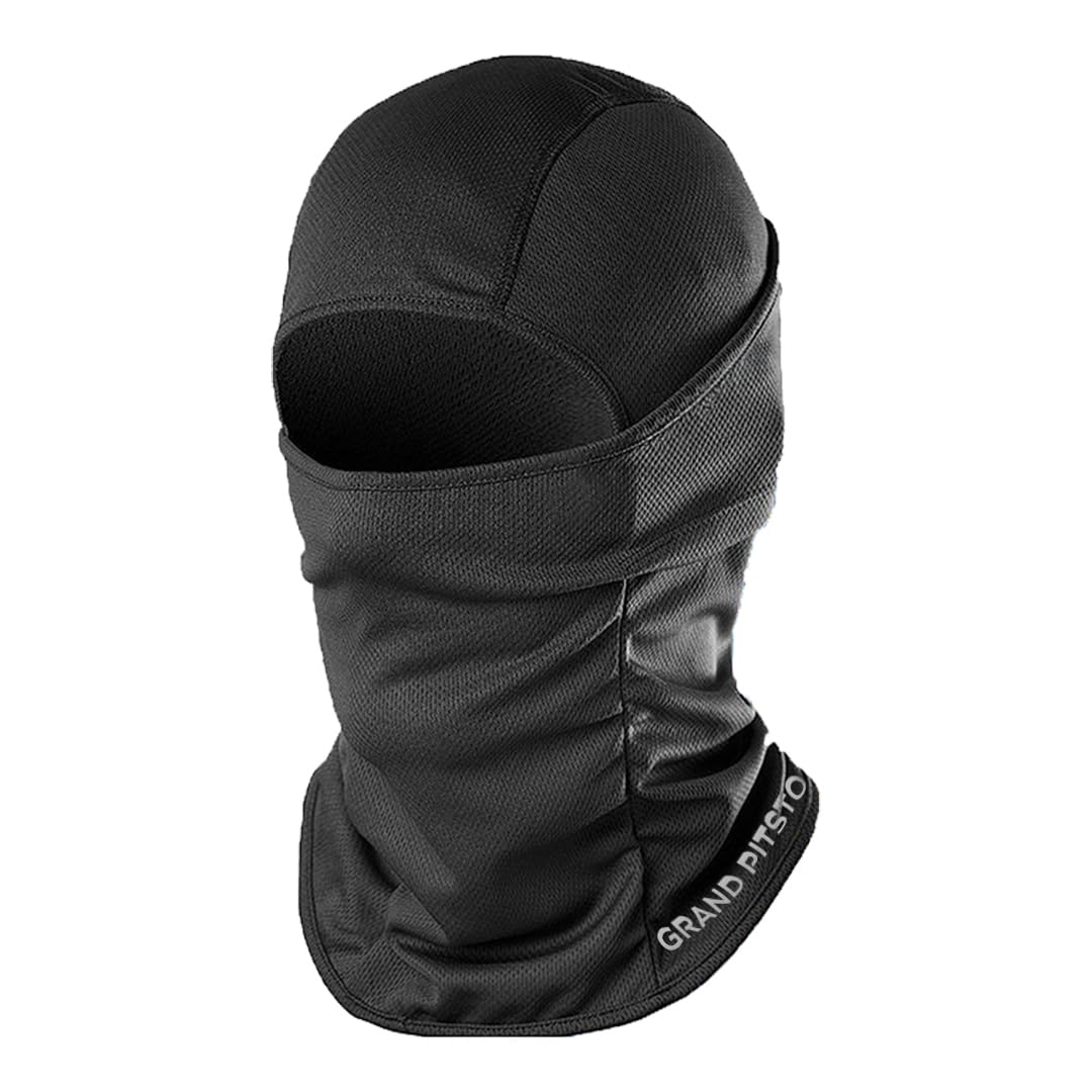 GRAND PITSTOP Helmet Mask Black Free Size - Image 1