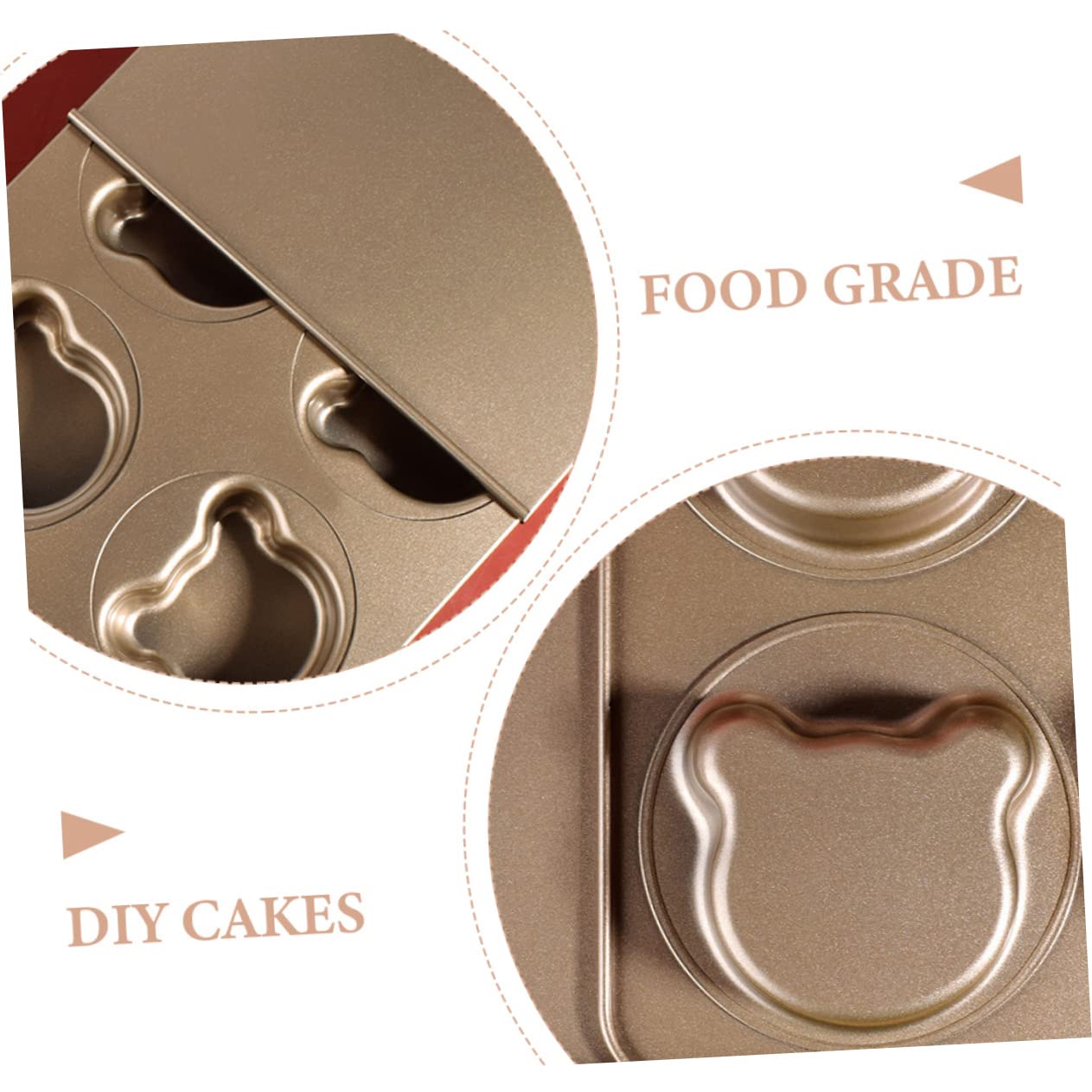 Metall Backform Bär Geformt Kuchen Form Diy Backen Werkzeug Antihaftform Backzubehör Kuchen-backgeschirr Für Backofen Mikrowelle