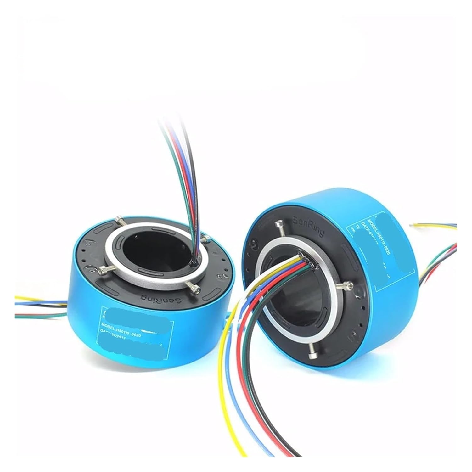 Through Hole Slip Ring 2/6/12/18/24 Channel 2A/5A/10A Current Hollow Rotary Connector 8-100mm Conductive(12.7X35mm 12CH 5A)