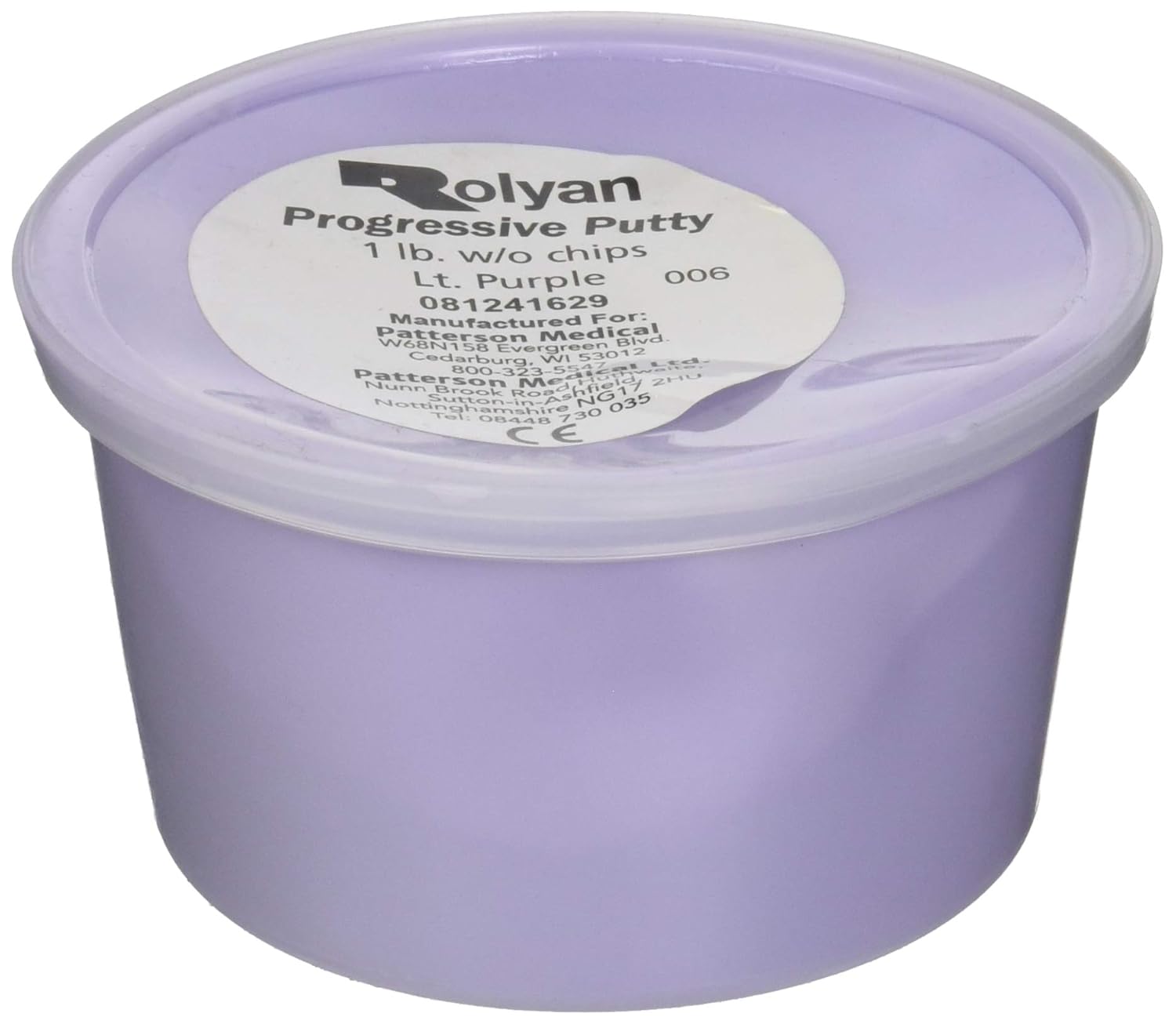 Sammons Preston Progressive Putty for Physical Therapeutic Hand Exercises, Flexible Putty for Finger and Hand Recovery and Rehabilitation, Occupational Therapy, 1 Pound, Without Progress Chips