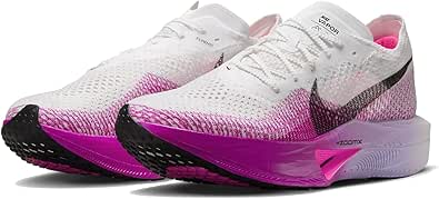 NIKE(ナイキ) メンズ ランニングシューズ ズームX ヴェイパーフライ 3 ネクスト% ロード レーシングシューズ/ZOOMX VAPORFLY NEXT% 3 陸上 マラソン ホワイト/パープル DV4129-104 26.5cm 国内正規品