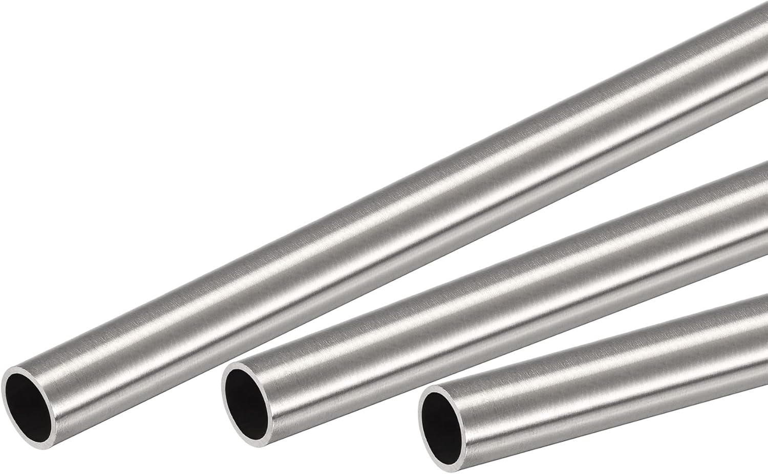 uxcell 304 Stainless Steel Round Tube 11mm OD 1mm Wall Thickness 250mm Length 3 Pcs 11mm x 1mm x 250mm