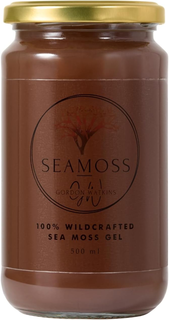 – Sea Moss Gel, Made with Wildcrafted, Irish Sea Moss from Grenada. Vegan. Dr Sebi Approved. (Purple, 250ml)