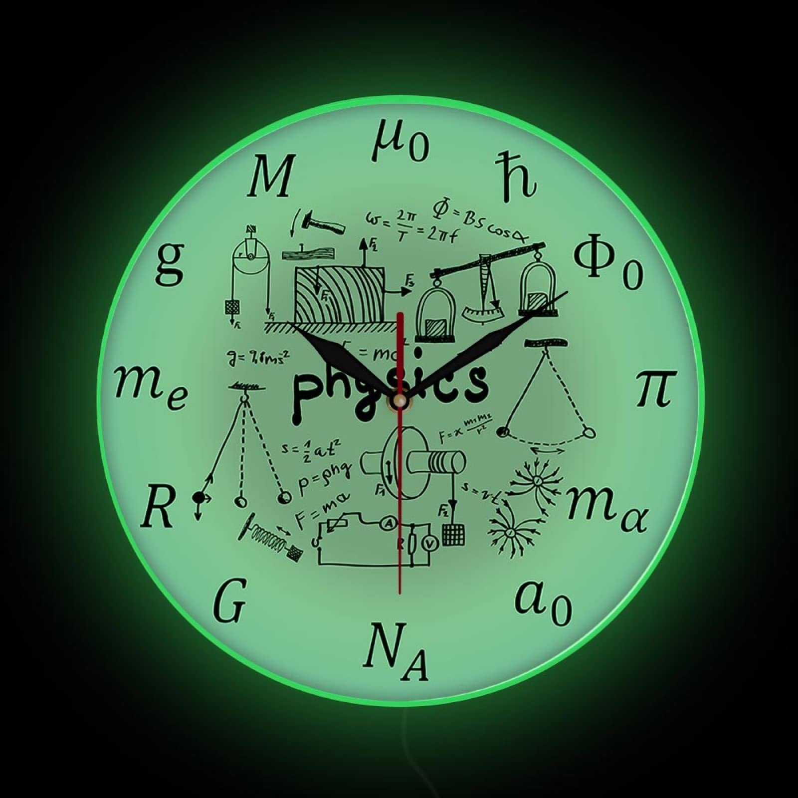 Signo De Fisica Física Icono Vector. Libro De Texto Ilustración