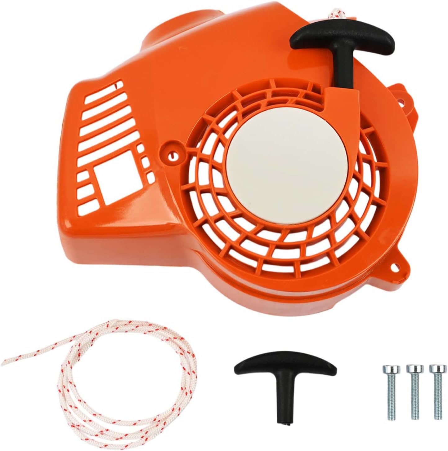 Recoil Pull Start 4229 080 2107 Fit for Stihl Bg50 Leaf Blower Replacement Fan Housing Rewind Pull Cord Assembly