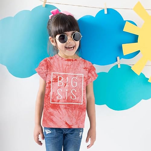 Miniatura 4 de MNLYBABY Big Sister - Camiseta de manga corta para bebé y niña, promocionada a hermana mayor