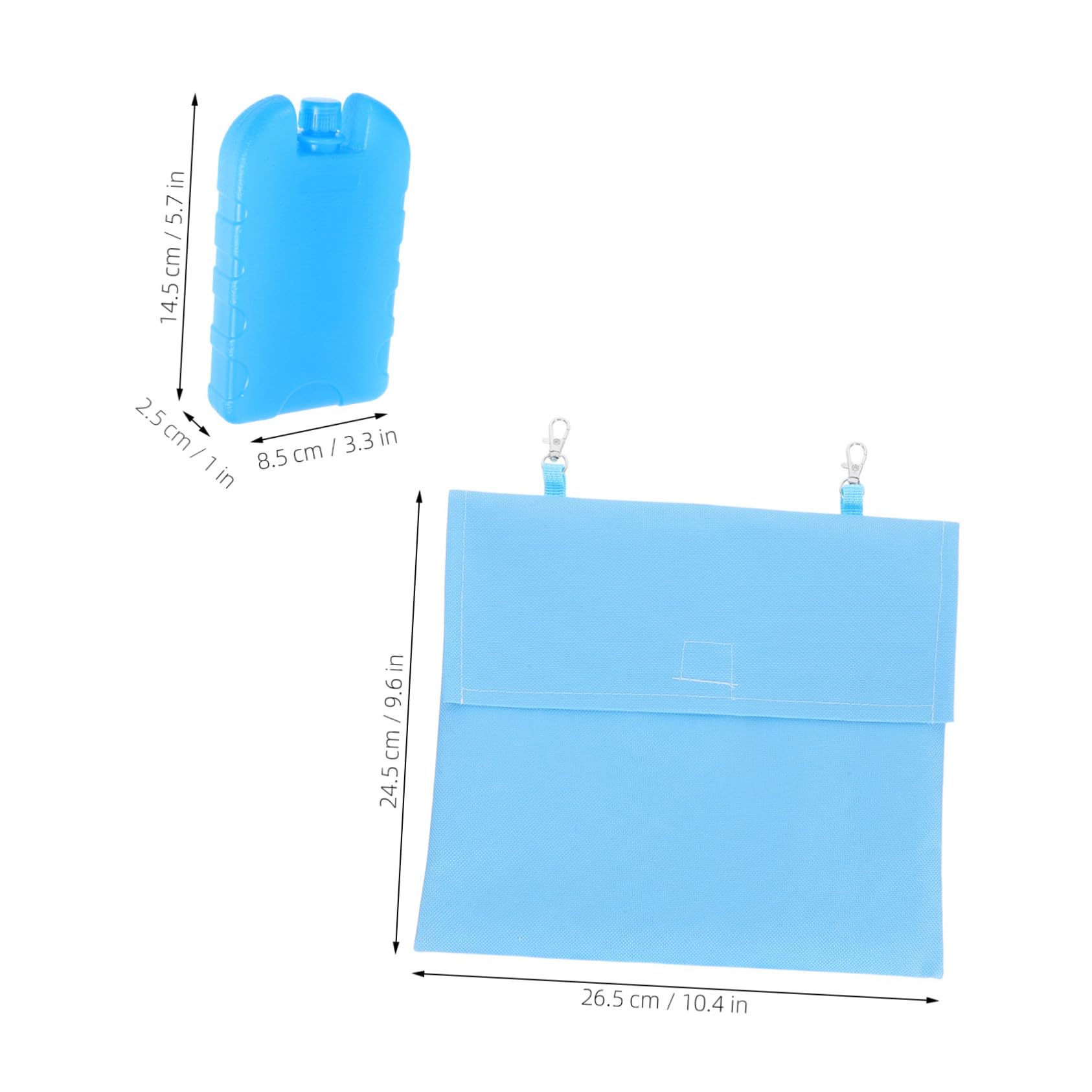 BESPORTBLE Bunny Cooling Pouch with Reusable Ice Pack for Small Pets Summer Cooling Bag for Rabbit Hamster Guinea Pig