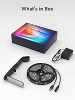 Vista 7 de TV LED Backlight Sync to Screen, 13.7ft LED Lights for 45-65 Inch TVs & PC Monitors, Smart App Control TV Lights That Change with TV, Backlight with