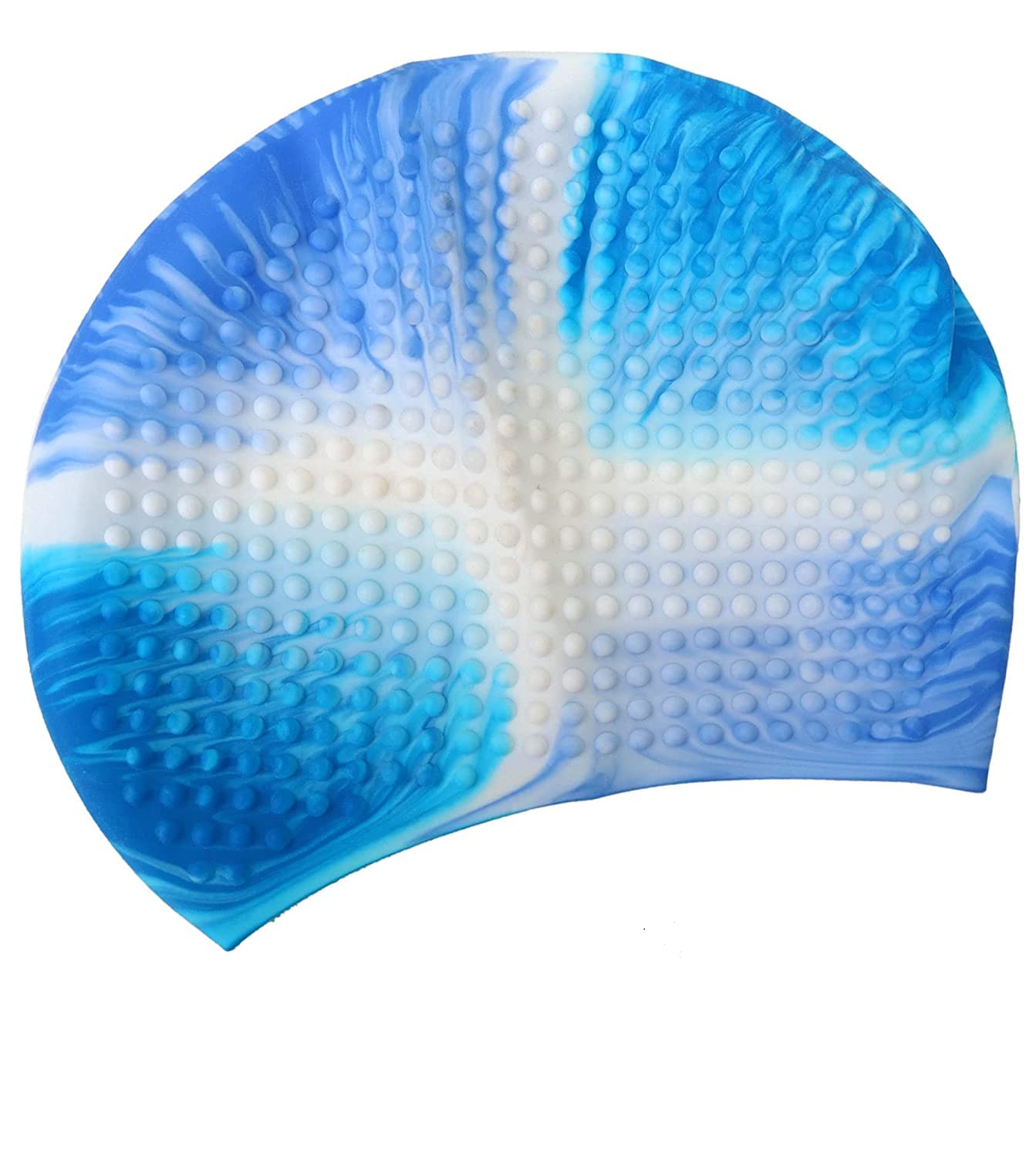 ArrowMax Latest Bubble Design - Silicone Long Hair Swim Caps Comfortable Durable Silicone Swimming Caps for Women Men Adults Kids, Multicolor (B0B59Q672Z) Amazon Price History, Amazon Price Tracker