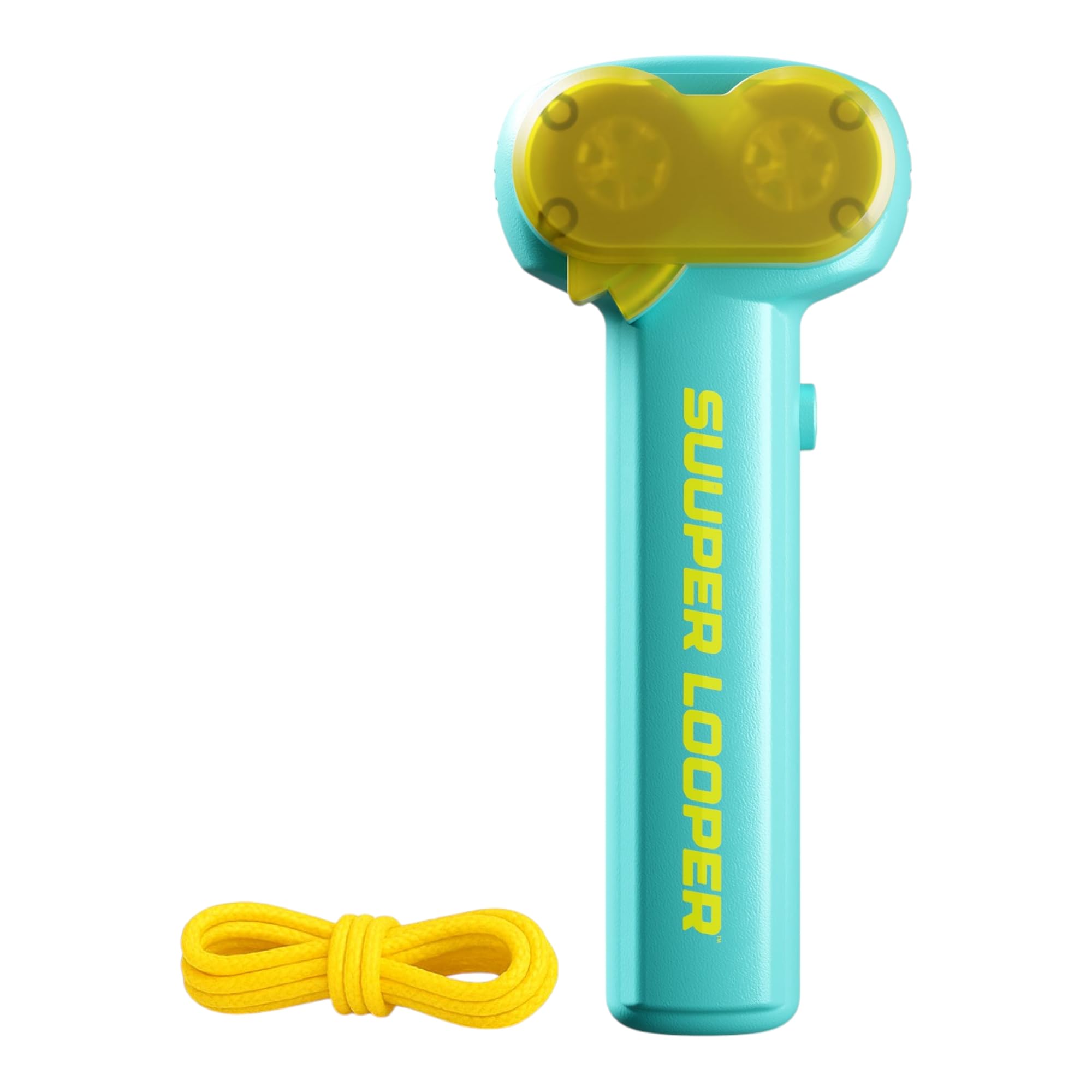 Tygatec Super Looper Rope Launcher Toy - Glow in the Dark Toy, Create Endless Shapes and Tricks, Luminous String with LED, Perfect for Gifting (Blue) 2