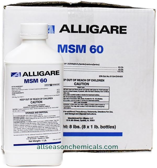 Amazon.com : Alligare MSM 60 DF (8 Pack x 16 oz) : Patio ...