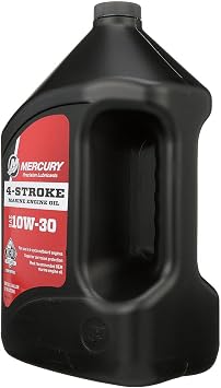 Mercury 10W-30 4-Stroke Mineral Marine Engine Oil, 1 Gallon - 8M0078626