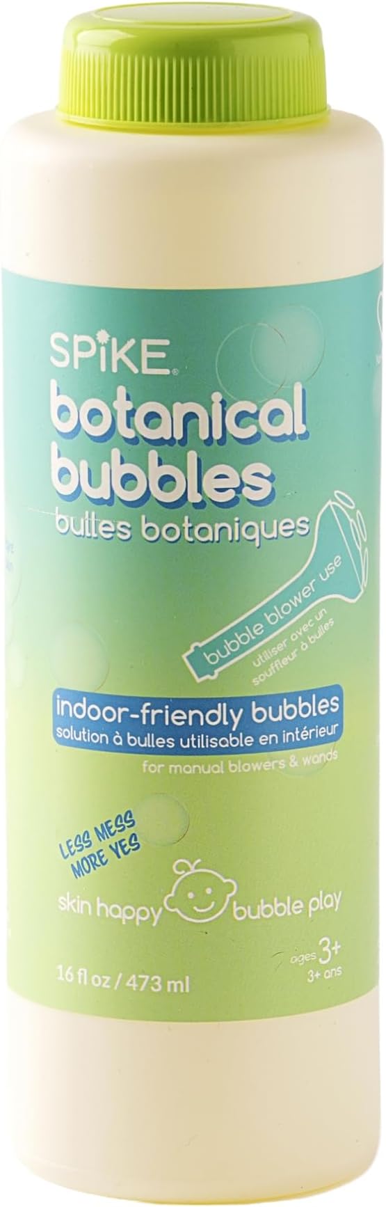 Innobaby Spike Indoor-Friendly Mess Free Botanical Bubble Solution 16 oz