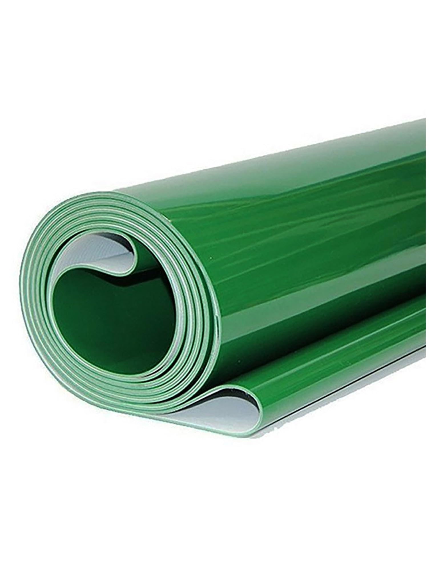 Grünes PVC-Förderband 50 cm breit 4 mm dick – Industrieverpackungs-Produktionslinienband (50 x 240 cm) für effiziente Handhabung