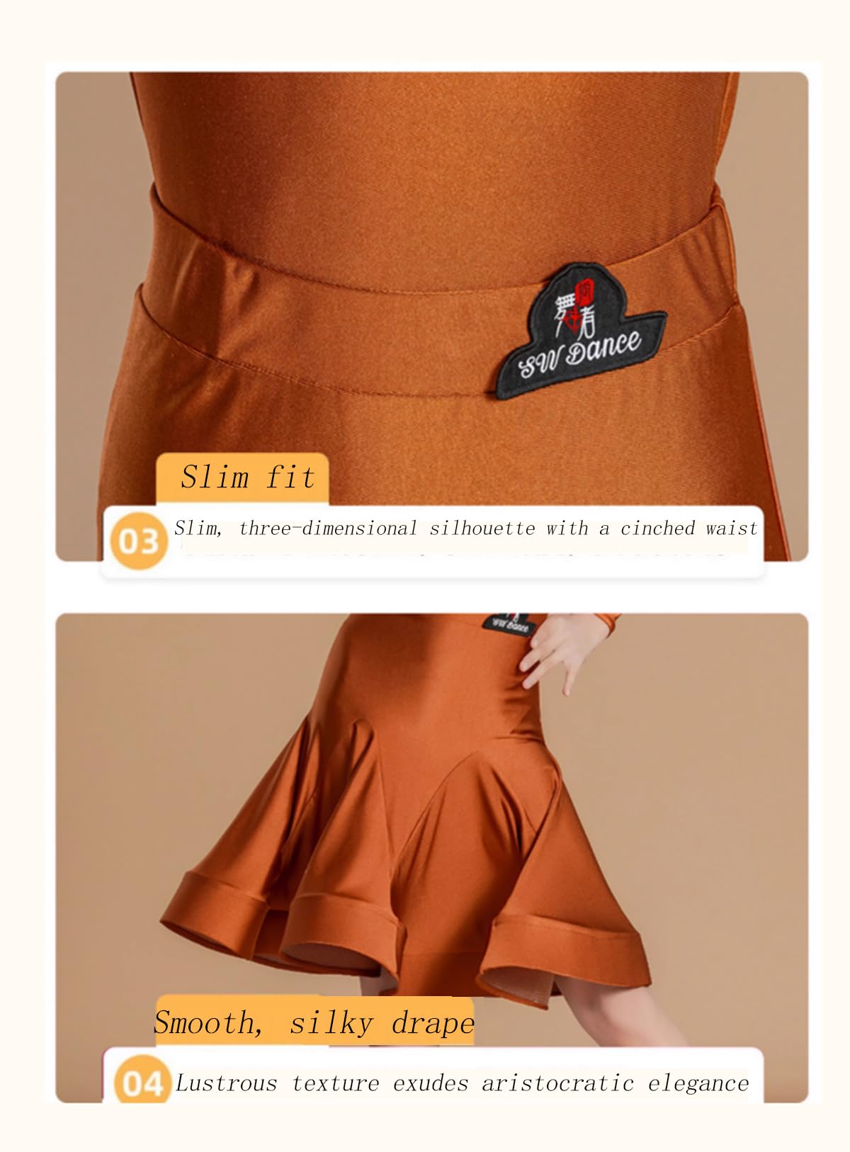 Vestido de Baile Latino para niñas, Ropa de Baile de Samba, Tango, Salsa, Ropa de Baile, Atuendo de competición de Baile de salón