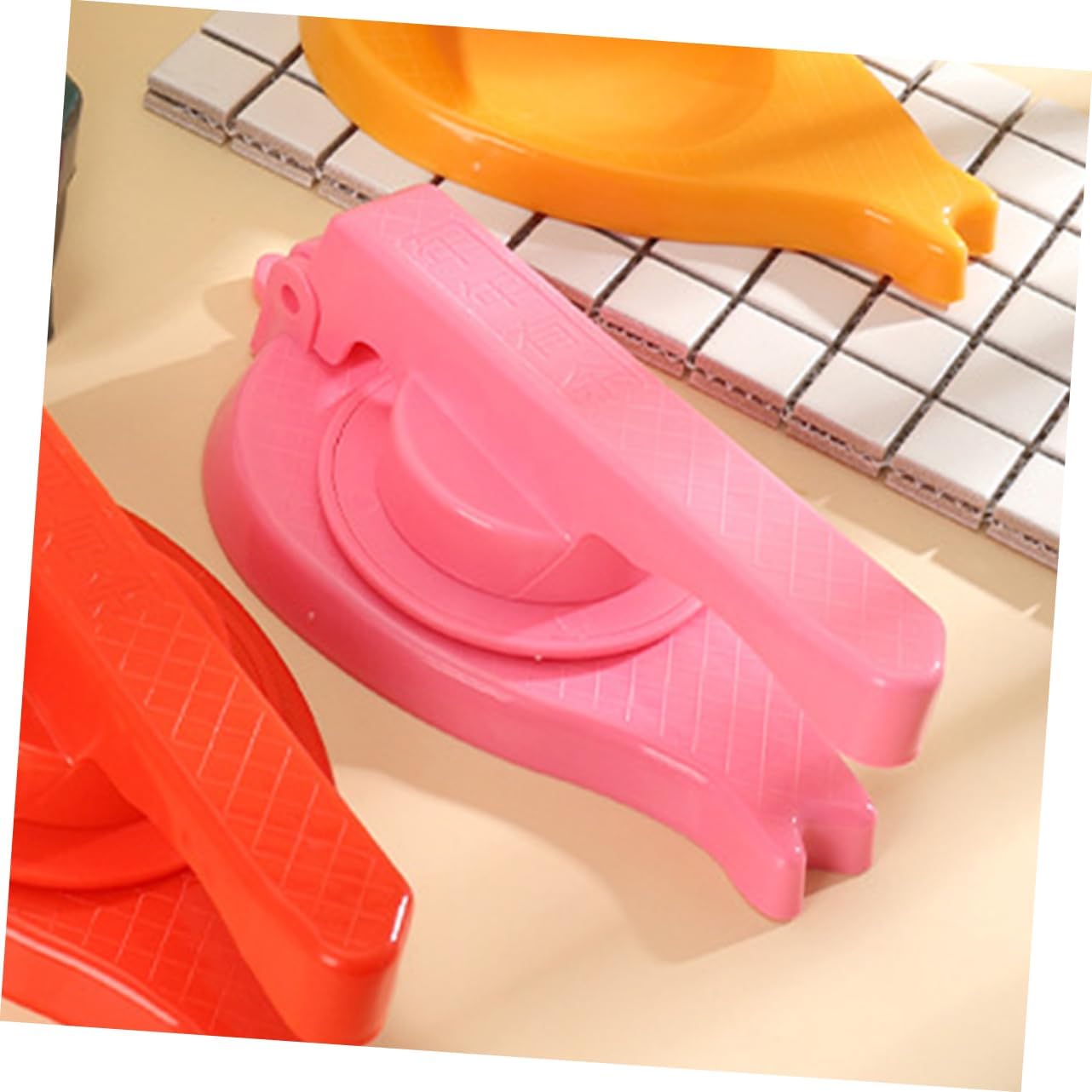 LIFKOME Dumpling Skin Maker Machine Dumpling Wrapper Dough Cutter Plastic Easy to Clean