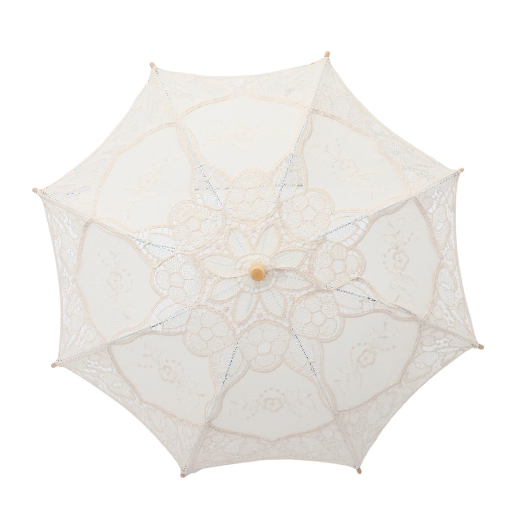 TOYANDONA 2st Regenschirm Aus Spitze Schwarzer Spitzenschirm Bestickter Japanischer Asiatischer Regenschirm Aus Papier Brautjungfer Hochzeitsschirme Braut- Hölzern