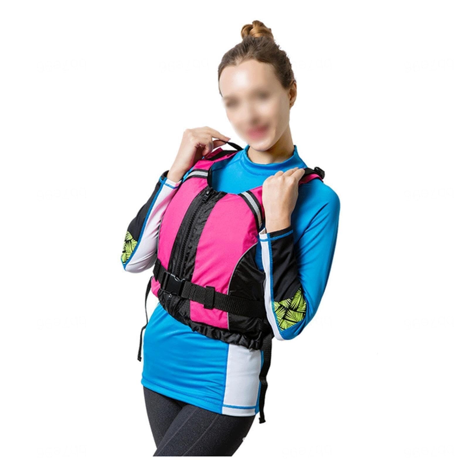 Surfjacke mit Verstellbarem Blet for Bootfahren und Schwimmen | Neopren-Surfjacke mit Verstellbaren Trägern for Bootspaddelsportarten