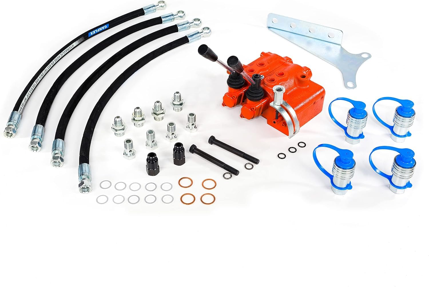Kit de Válvula Remota Hidráulica Trasera para Massey Ferguson MF 135 150 230 231 240 245 250 253